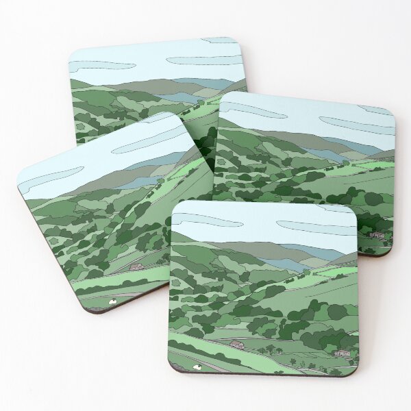 Item preview, Swaledale, Yorkshire Dales, near Downholme Viewpoint - digital art designed and sold by Jenny Cathcart.