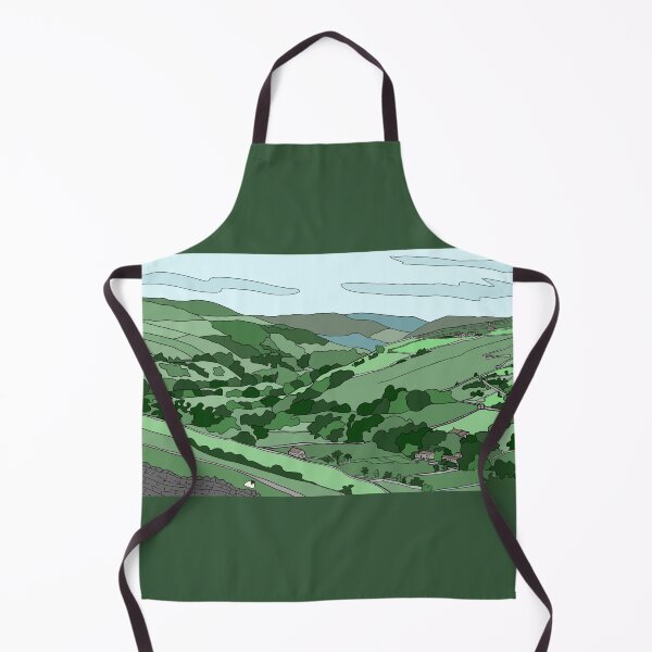 Item preview, Swaledale, Yorkshire Dales, near Downholme Viewpoint - digital art designed and sold by Jenny Cathcart.