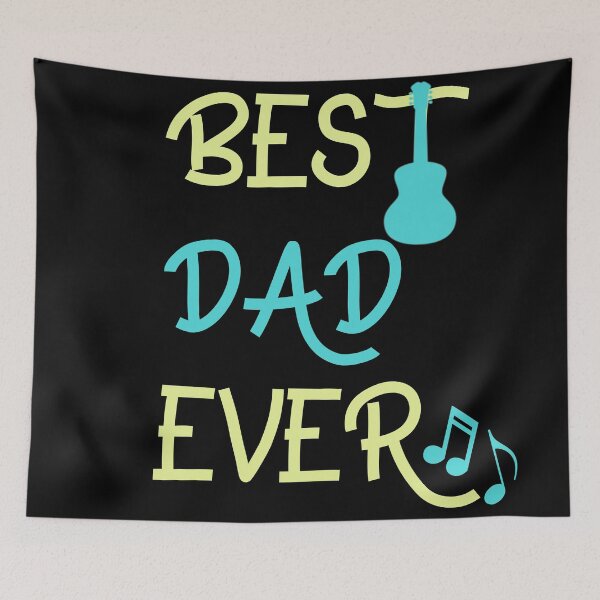 Item preview, Best dad ever music notes  designed and sold by Rami Khalifah.