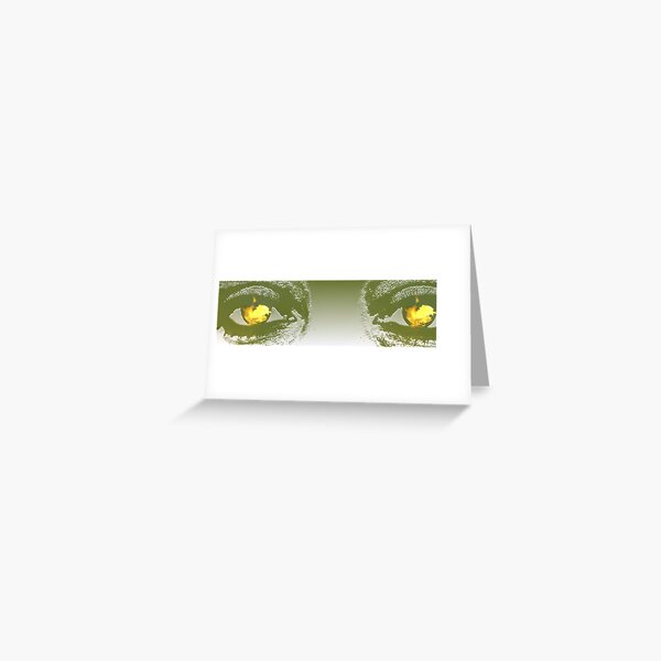 Fire in her Eyes Greeting Card
