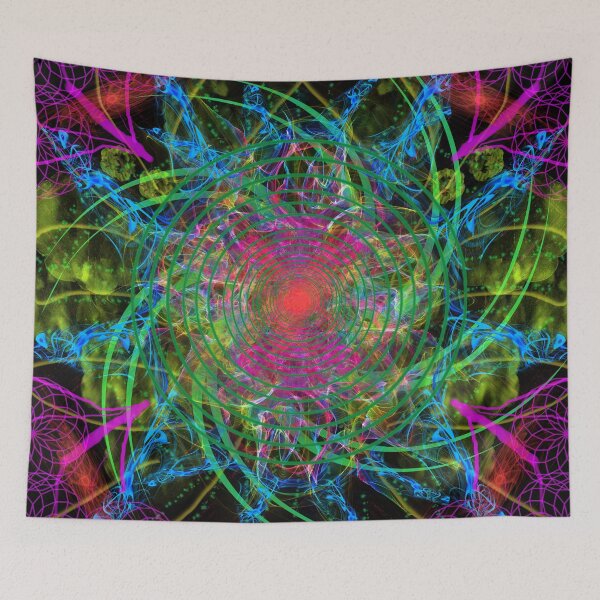 Artikelvorschau, Black Scratch Mandala 4 entworfen und verkauft von Discordant Dreams Art.