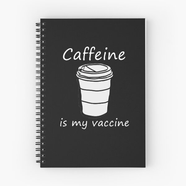 Aperçu de l'œuvre Copie de la conception de la caféine est mon vaccin 2 créée et vendue par Frog2aPrints.