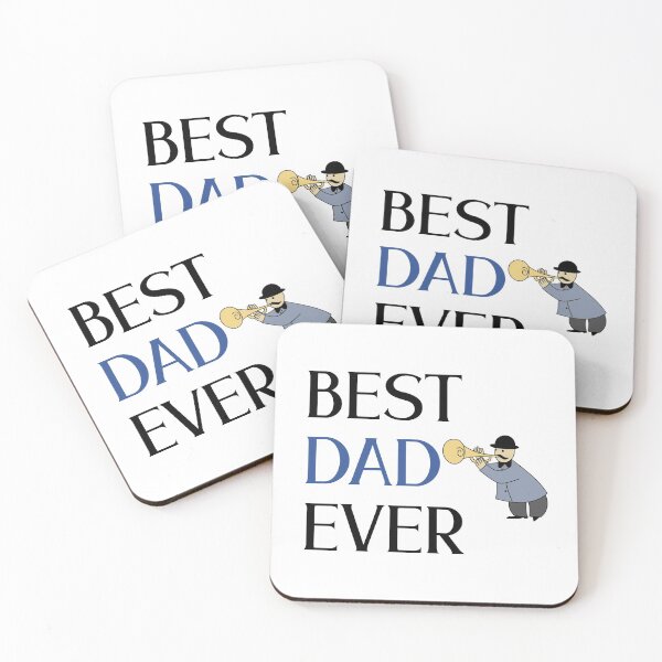 Item preview, Best dad ever music notes  designed and sold by Rami Khalifah.