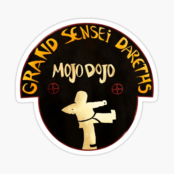 Grand Sensei Dareth's Mojo Dojo BRICK Version Sticker