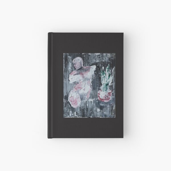 a woman and a plant Hardcover Journal
