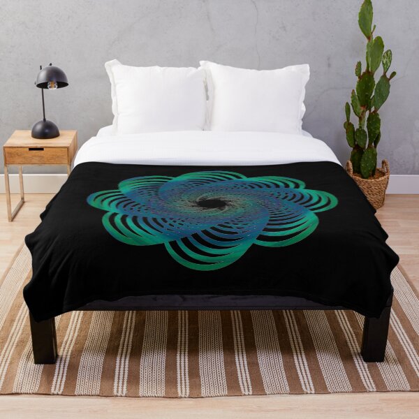 Item preview,  circle pattern series green spiral designed and sold by Black-Mak.