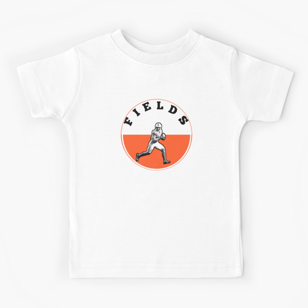 Soldier Fields, Justin Fields, Chicago Bears Kids T-Shirt for Sale by  be-claireful