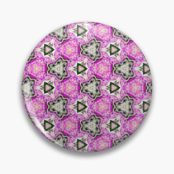 Item preview, fuschia flowers on ebony and ivory  designed and sold by ritusdesigns.