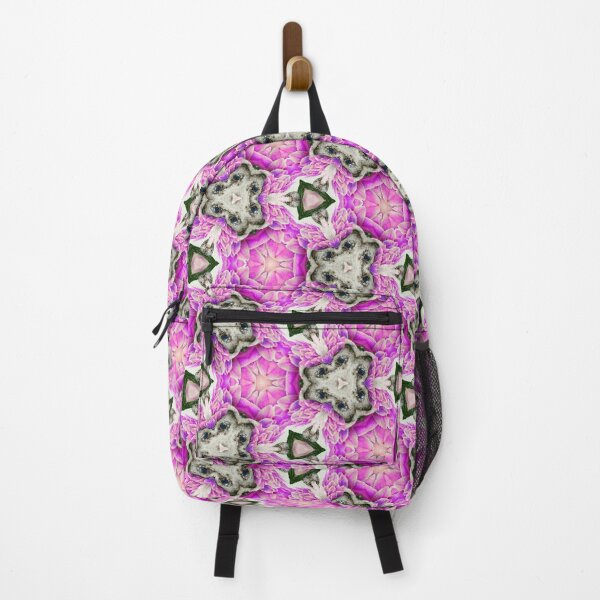 Item preview, fuschia flowers on ebony and ivory designed and sold by ritusdesigns.