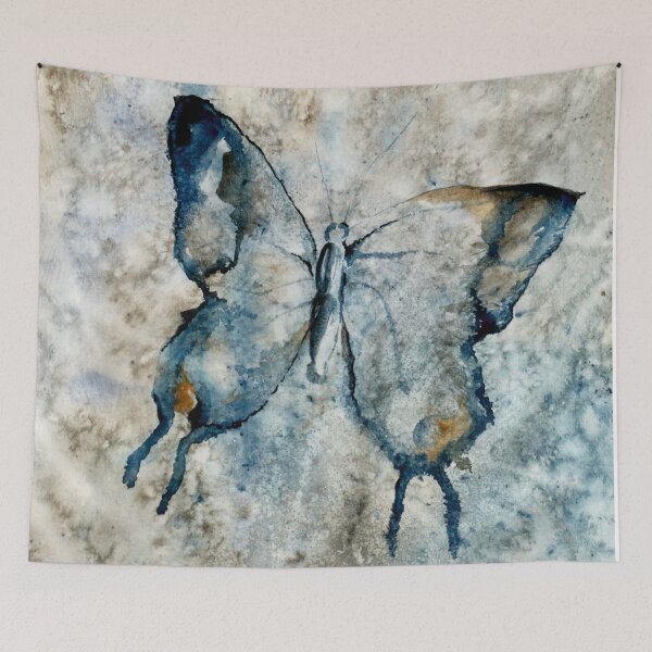 Item preview, Watercolor abstraction "Mariposa 3" designed and sold by AlissNikolina.
