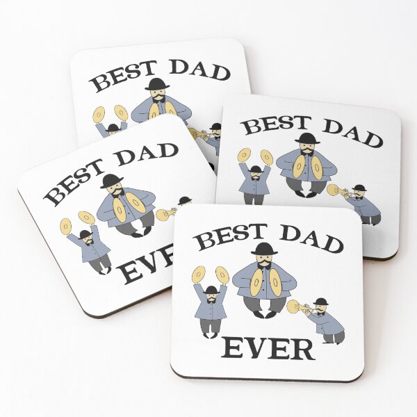 Item preview, Best dad ever music notes  designed and sold by Rami Khalifah.