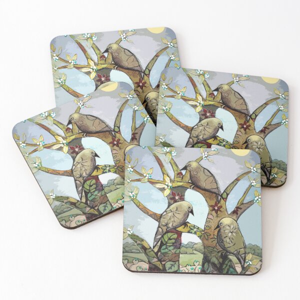Item preview, Three Birds, Tree Birds designed and sold by TheresaJaneArt.