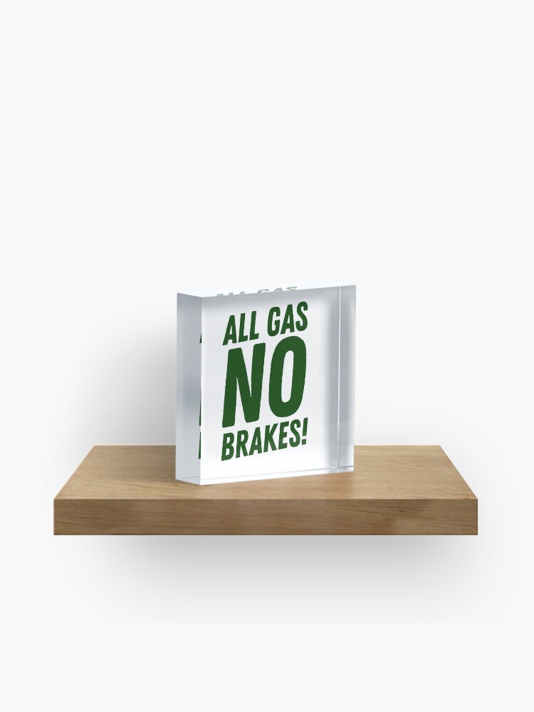 All gas no brakes! New York Jets Sticker for Sale by NM-Design