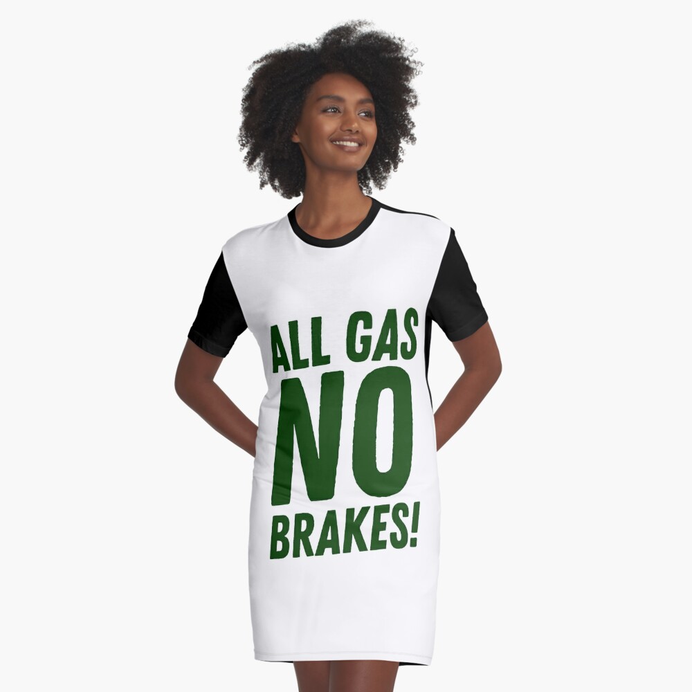 All gas no brakes! New York Jets' Graphic T-Shirt Dress for Sale by  NM-Design