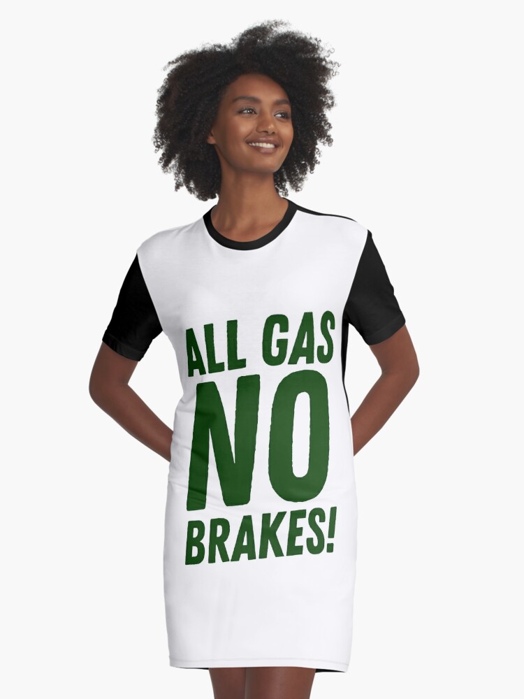 All gas no brakes! New York Jets Graphic T-Shirt Dress for Sale