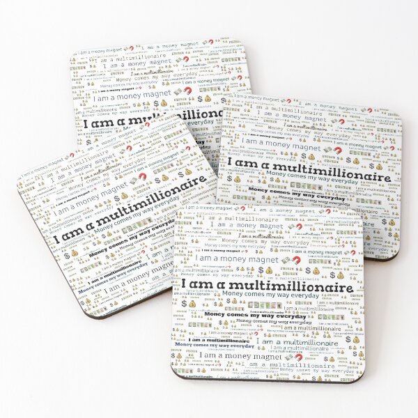 Item preview, Multimillionaire Money Magnet Word Cloud designed and sold by frankie5368.