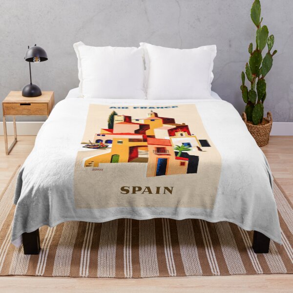 Item preview, 1959 SPAIN Air France Travel Poster designed and sold by retrographics.