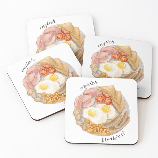 Item preview, English Breakfast Platter Watercolour Painting designed and sold by floweringwords.