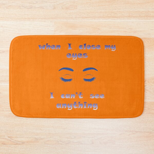 Item preview, When I close my eyes,  design of a feminine look with eyes closed. designed and sold by Martapp.