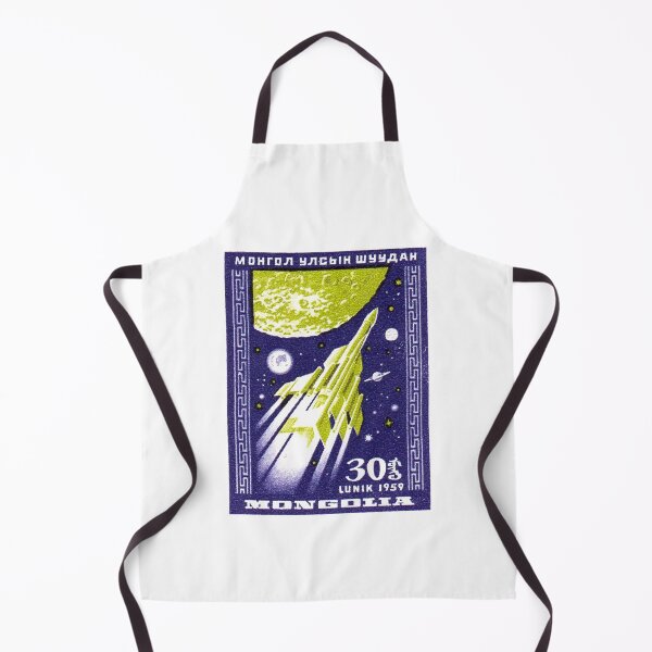 Item preview, Vintage 1959 Mongolia Lunik 3 postage stamp designed and sold by NVDesigns.