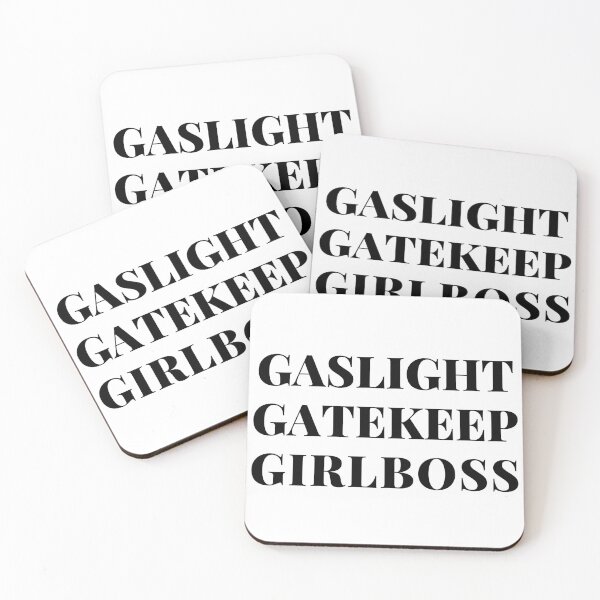 Item preview,  gaslight gatekeep girlboss designed and sold by nevertheless-.