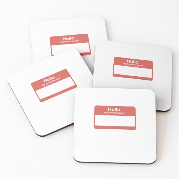 Item preview, Blank Pronouns Sticker designed and sold by izzychar.