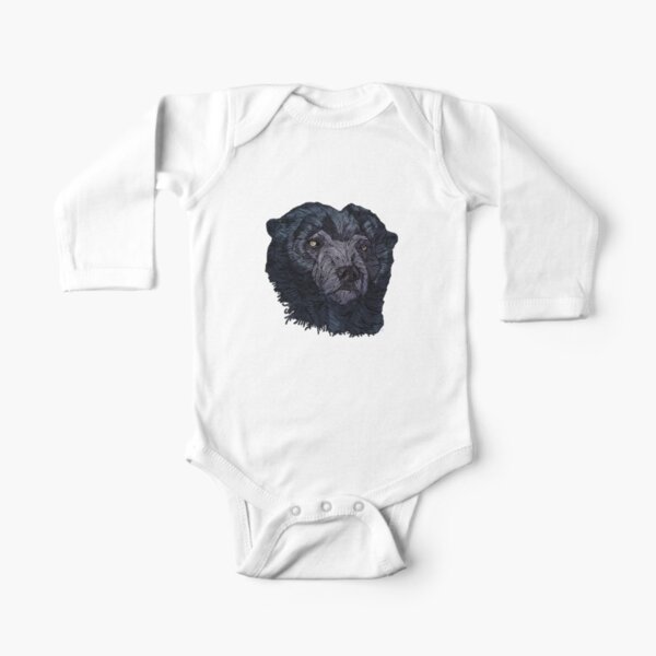 Pasta Bear Long Sleeve Baby One-Piece