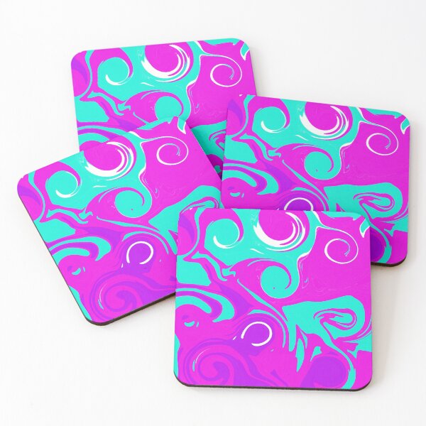 Item preview, The Turquoise Marbling pattern designed and sold by ReniCreative.