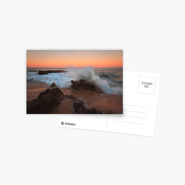 A Splash of Dawn - Koonya Beach Blairgowrie Postcard
