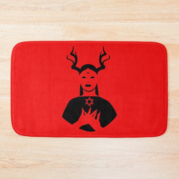 Item preview, horned goddess womens nature moon peace goth designed and sold by toastygoat.