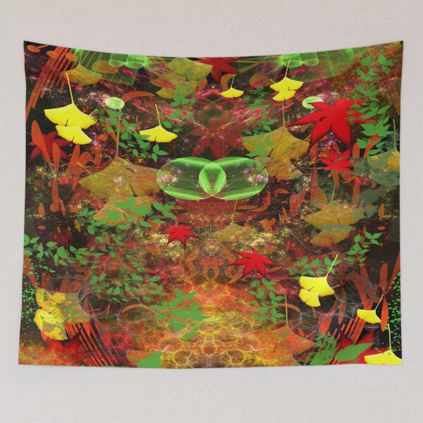 Item preview, Autumn Leaf Droppings (nature, woods, forest) designed and sold by Discordant Dreams Art.