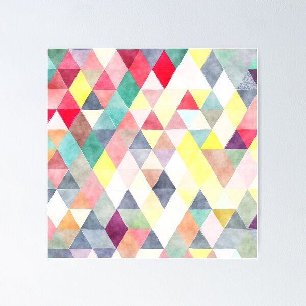 Item preview, Seamless digital triangles  designed and sold by starnish.