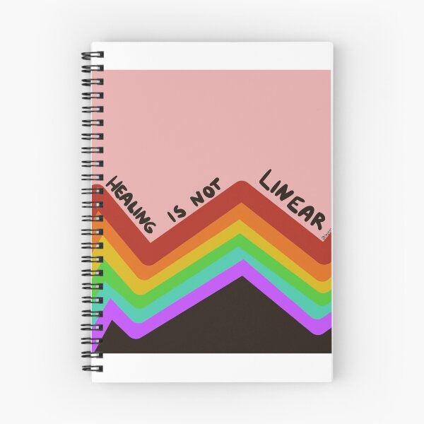 Item preview, Healing Is Not Linear - Quote designed and sold by jessmackart.