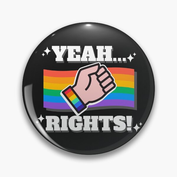 Item preview, Yeah...Rights! (Pride) designed and sold by TheTopHatGroup.