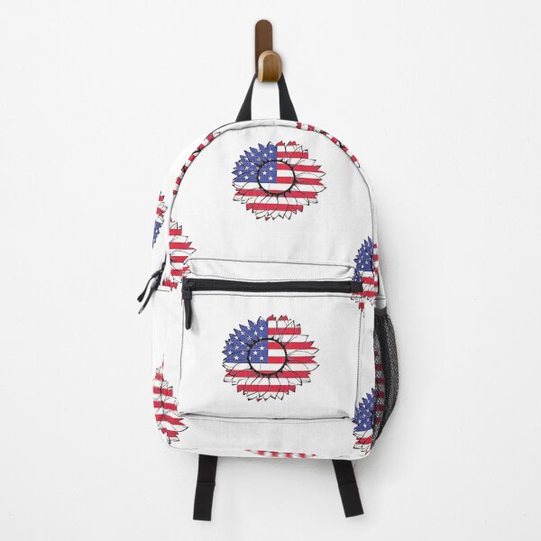 Item preview, Sunflower American Flag designed and sold by Windmill Wildflowers.