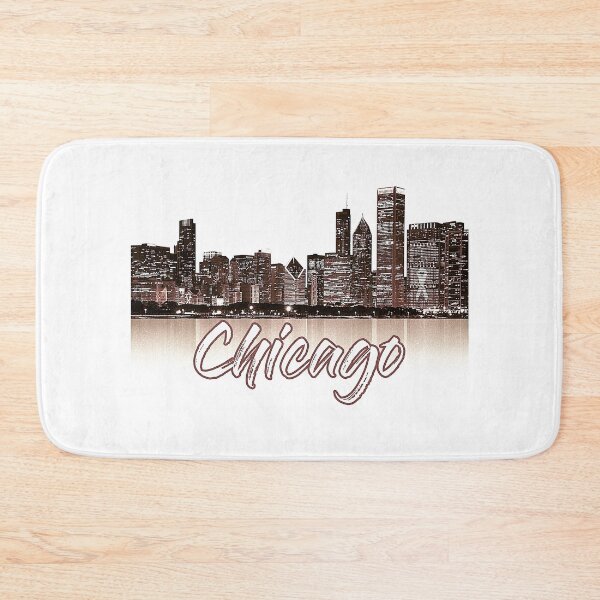 Item preview, Chicago Skyline At Night designed and sold by mbogarin-0412.