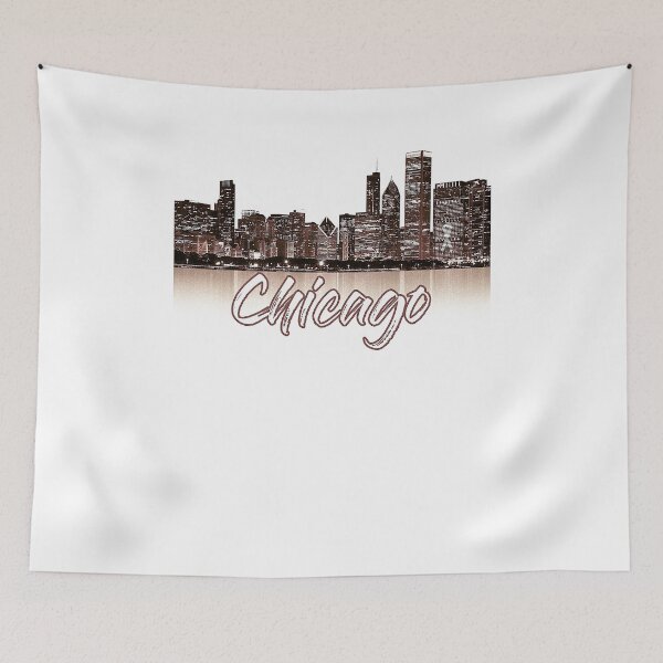 Item preview, Chicago Skyline At Night designed and sold by mbogarin-0412.