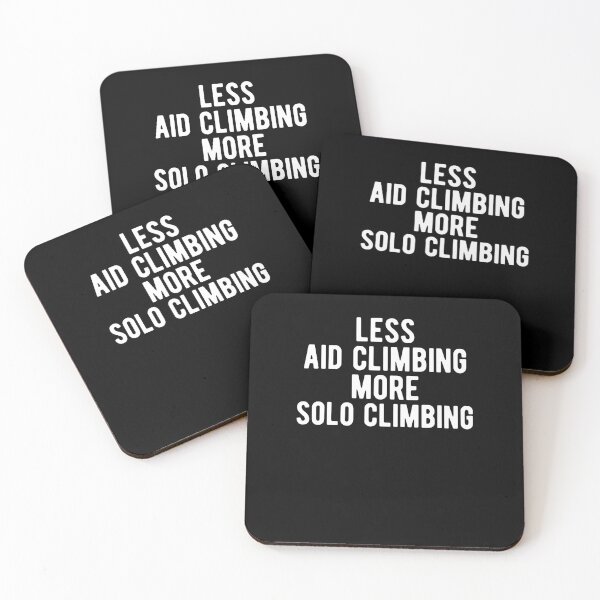 Item preview, Less Aid Climbing More Solo Climbing Funny Bouldering designed and sold by jonawillian.