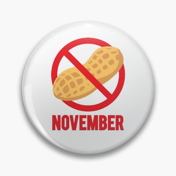 Item preview, No nut november challenge meme designed and sold by cangurojoe.