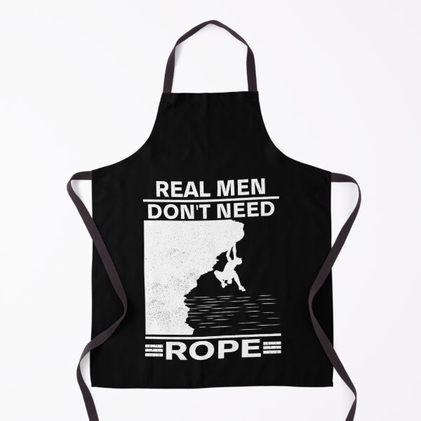 Item preview, Real Men Don't Need Rope Solo Climbing Soloing designed and sold by jonawillian.