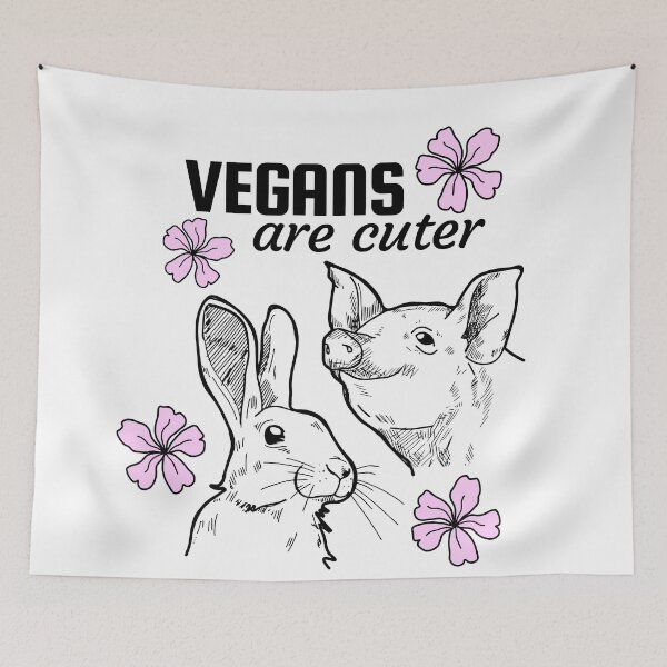 Item preview, Vegans are cuter, and that's true designed and sold by Purr95.
