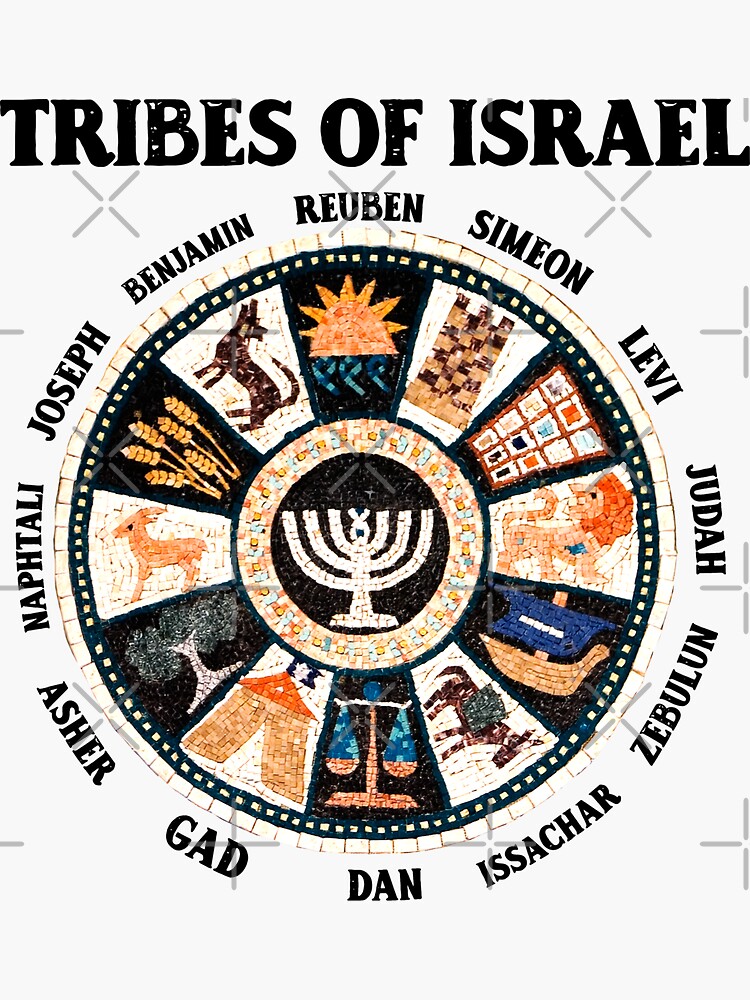 Israelite. 12 Tribes of Israel metaphorical Cards. Tribe twelve