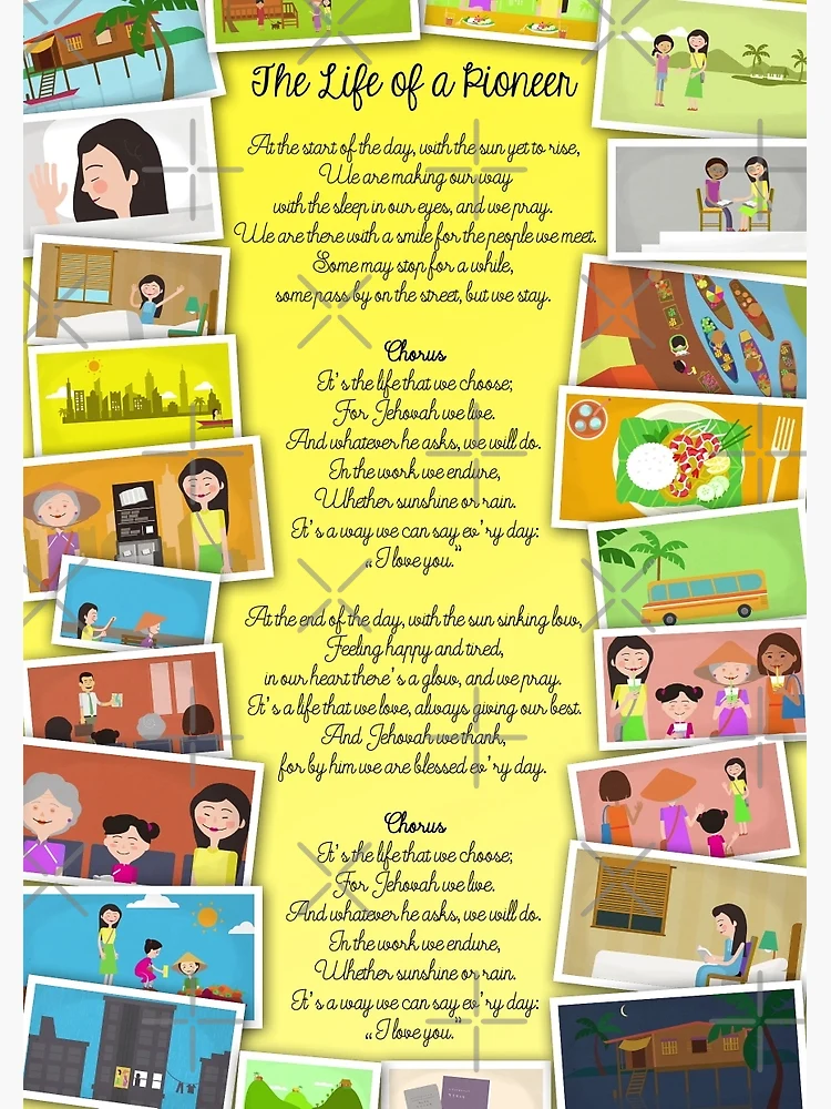 The Life of A Pioneer Song Lyrics (Snapshots) Greeting Card for