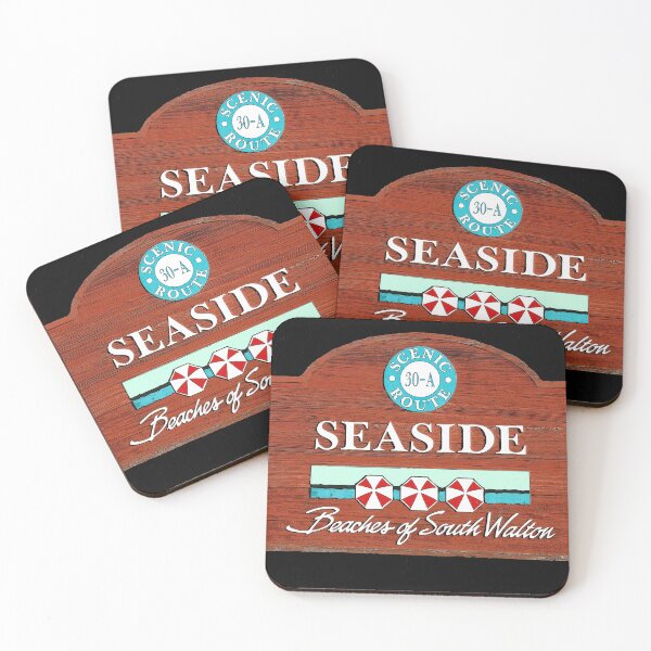 Item preview, Seaside Beaches of South Walton vintage sign art designed and sold by David Lee Thompson.