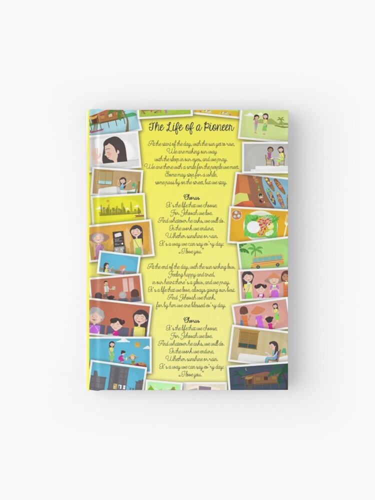 The Life of A Pioneer Song Lyrics (Snapshots) Hardcover Journal