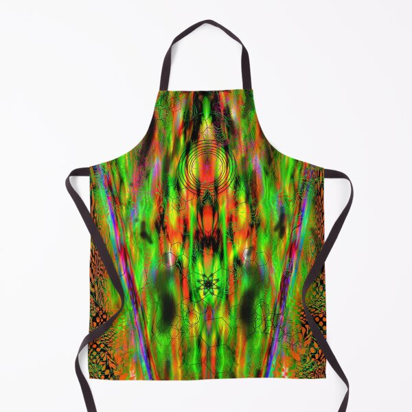 Item preview, Psychedelic Gradient Symmetry 6 (neon yellow alien) designed and sold by Discordant Dreams Art.