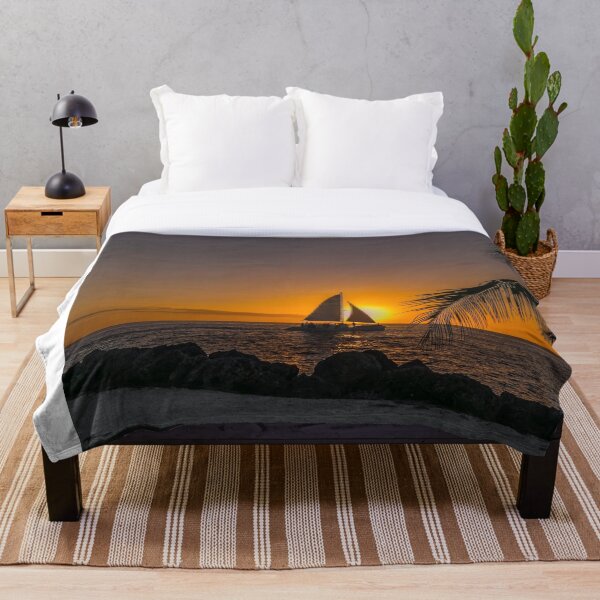 Item preview, Velero y puesta de sol en los Cayos de Florida designed and sold by KeysTreasures.