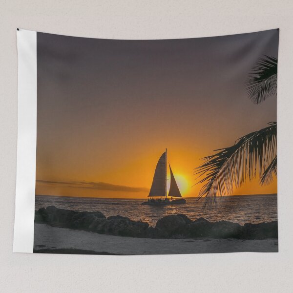 Item preview, Florida Keys Sunset and Sailboat designed and sold by KeysTreasures.