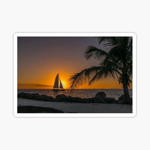 Item preview, Florida Keys Sunset and Sailboat designed and sold by KeysTreasures.