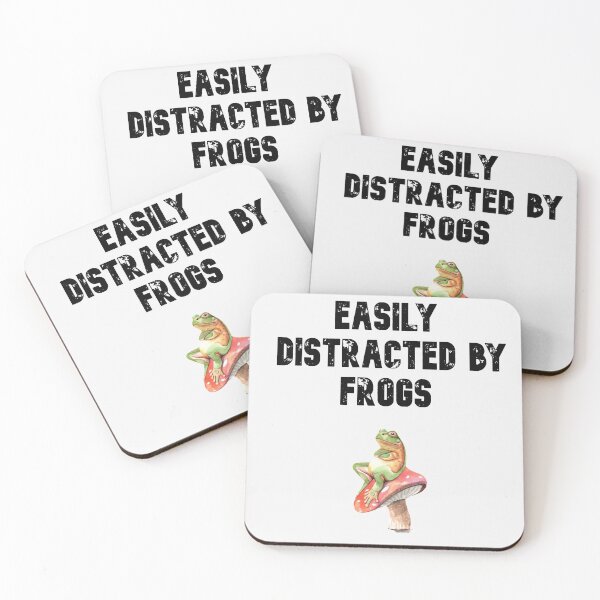Item preview, easily distracted by frogs, Whity style designed and sold by Taj Shop.